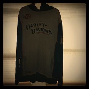 XXL Harley Davidson Iron Block Hoodie